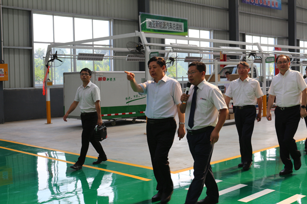 全市科學發展現場觀摩團來我公司觀摩指導